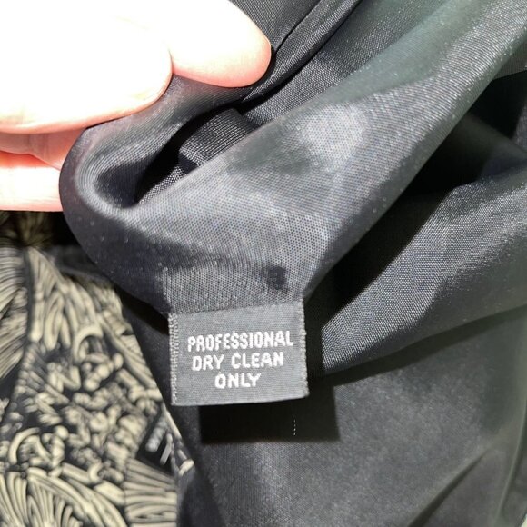 Wayne Kastning For Helga Shift Dress Size 14 Womens Vintage Long Sleeve Lined - Picture 5 of 16